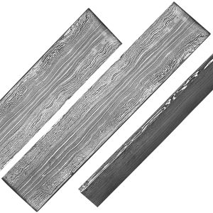 Hand Forged Damascus Steel Billet, Pattern Welded Knife Making Blanks, Blacksmith Supply